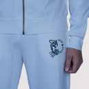 Jogging Premium Blanc cassé – Coupe Droite Tiger Couture